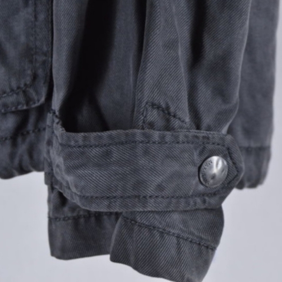 Max Jeans Gray Hooded Tencel Jacket Anorak Women's Small S Casual Neutral EUC - Picture 4 of 8